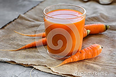 Carrot juice. Stock Photo