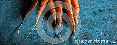 Carrots bunch freshness harvest carotene antioxidant vitamin for Stock Photo