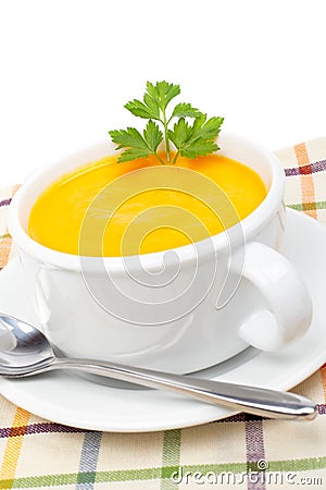 Carrots puree Stock Photo