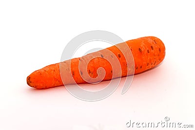 Carrots on a white background Stock Photo