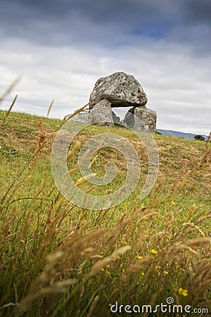 Carrowmore megalithic cemetery Stock Photo