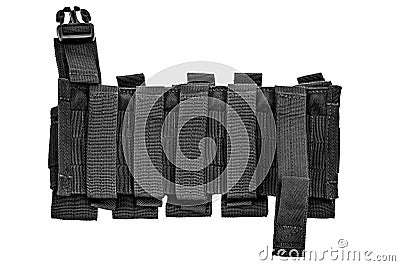 Carrying weapons case: military tactical cartridge pouch made fr Stock Photo