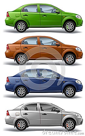 Cars Vector Illustration