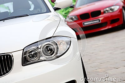 Cars for sale Stock Photo