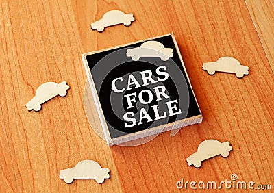 Cars sale concept. Stock Photo