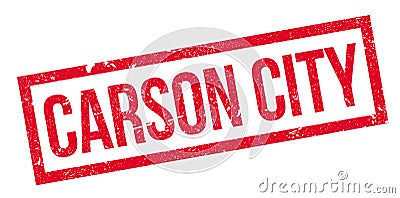 Carson City rubber stamp Vector Illustration