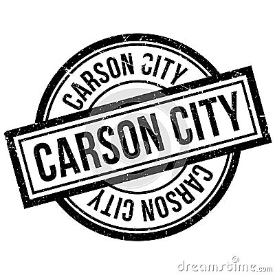 Carson City rubber stamp Vector Illustration