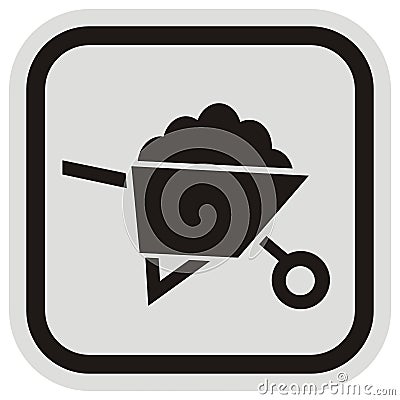 cart, web symbol, vector icon, eps. Vector Illustration