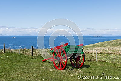 Cart Skye Museum of Island Life Stock Photo