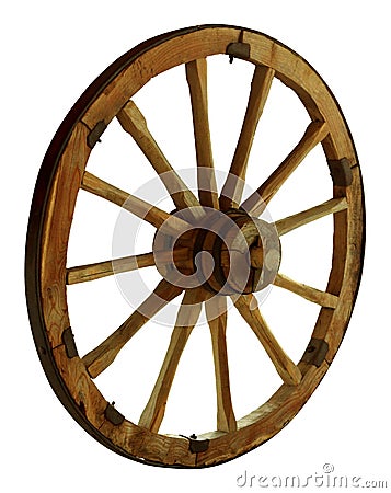 Cart wheel Stock Photo