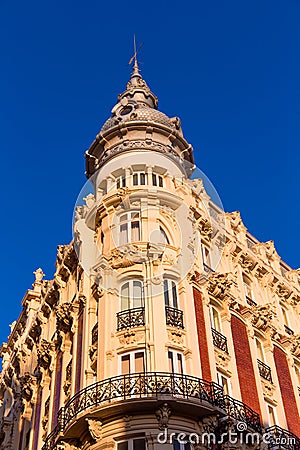 Cartagena Gran Hotel Art Noveau Murcia Spain Stock Photo