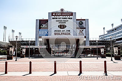 Carter-Finley Stadium, Cary, North Carolina. Editorial Stock Photo