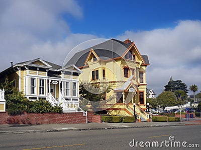 Carter House Inn, Victorian Buildings, Eureka California Editorial Stock Photo