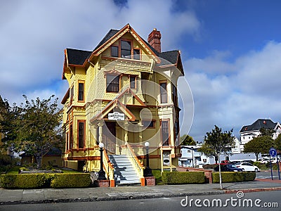 Carter House Inns, Victorian Buildings, Eureka California Editorial Stock Photo