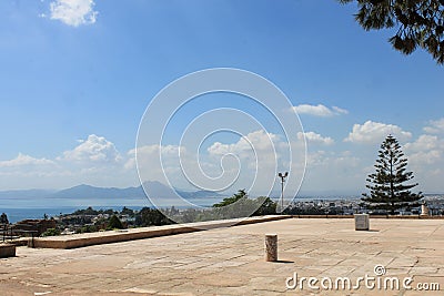 Carthage,center or capital city of the ancient Carthaginian civilization, on Stock Photo