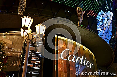 Cartier at ION Orchard Editorial Stock Photo