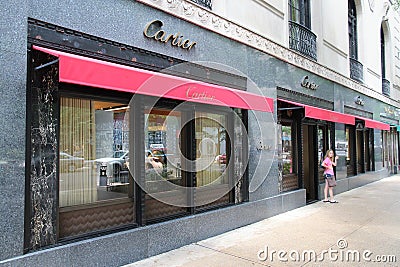Cartier jewelry company Editorial Stock Photo