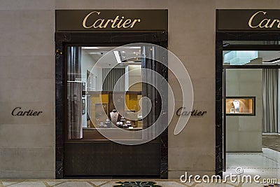 Cartier store Editorial Stock Photo