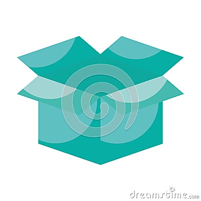 Carton box packing icon Vector Illustration