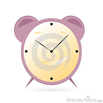 Cartoon alarm clock time vector illustration Vector Illustration