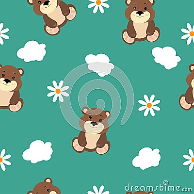 Cartoon animal bear Vector Illustration