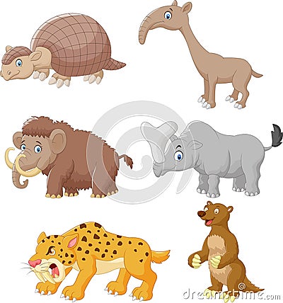 Cartoon animal collection set Vector Illustration