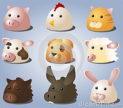 Cartoon animals Vector Illustration