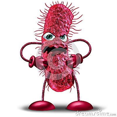 Cartoon Bacteria Character Cartoon Illustration
