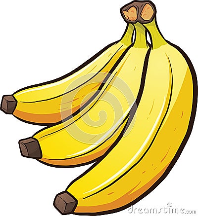 Cartoon bananas Vector Illustration