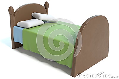 Cartoon Bed Cartoon Illustration