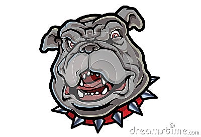 Bulldog Mascot Vector Illustration