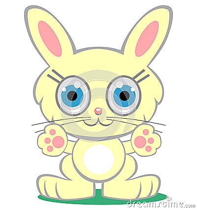 Cartoon bunny Vector Illustration