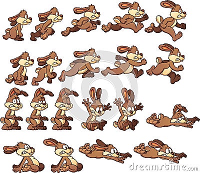 Cartoon bunny Vector Illustration