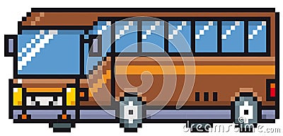 Cartoon Bus Vector Illustration