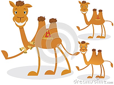 Cartoon camel Vector Illustration