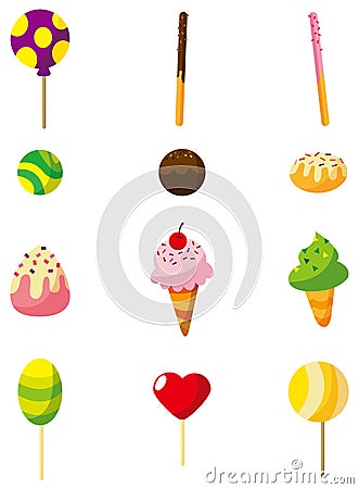 Cartoon candy icon Vector Illustration