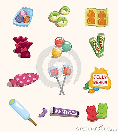 Cartoon candy icon Vector Illustration