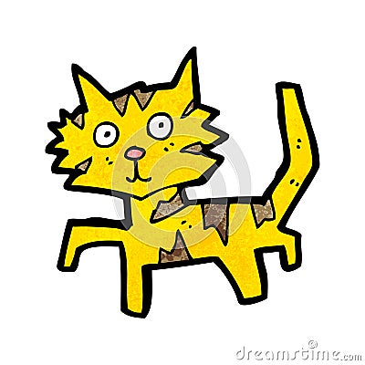 cartoon cat Stock Photo