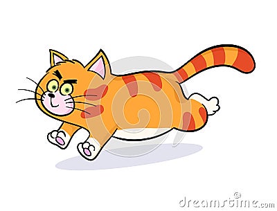 Cartoon cat Vector Illustration