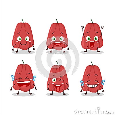 Cartoon character of ackee with smile expression Vector Illustration