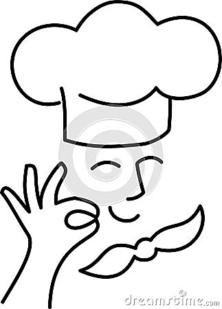 Cartoon Chef/ai Cartoon Illustration