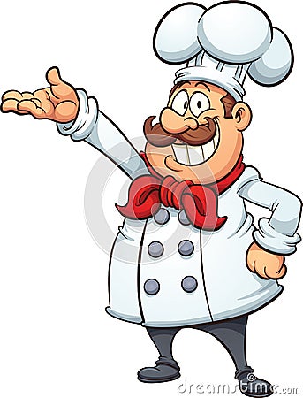 Cartoon chef Vector Illustration