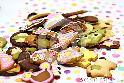 Cartoon cookies Stock Photo