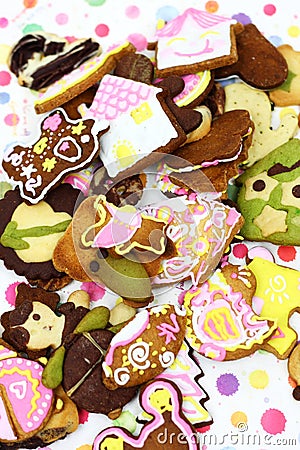 Cartoon cookies Stock Photo