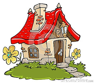 Cartoon Cottage Royalty Free Stock Photography - Image: 11496177