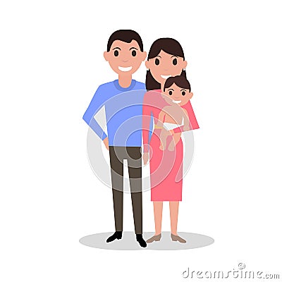 baby and family