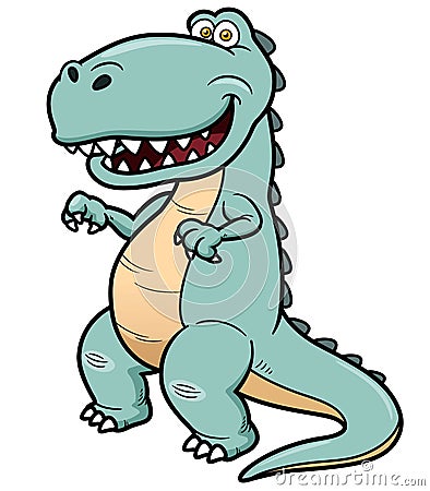 Cartoon dinosaur Vector Illustration