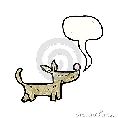 cartoon dog Vector Illustration