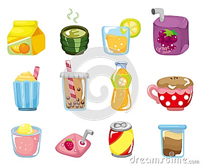 Cartoon drink icon Vector Illustration