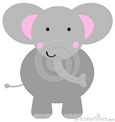 Cartoon elephant Stock Photo